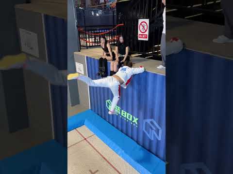 I never expected you #TikTok celebrity trampoline #professional actions please do not imitate