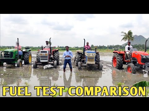 Kubota Mu4501 vs Swaraj 744FE vs John Deere 5045D vs MF 7250DI Tractor comparison | Come to Village