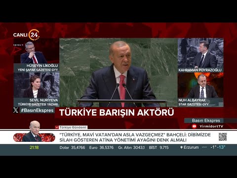 Kahraman Poyrazoğlu ile “Basın Ekspres” / Türkiye Barışın Aktörü – 14 01 2024