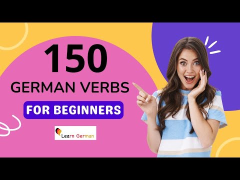 150 German verbs you must know | Für Anfänger | Learn German for beginners | A1-B1