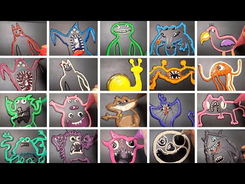 Garten of Banban 2: Banban, Nabnab, Jumbo Josh, Stinky Joel, Slinky Andrew, Pancake art (All bosses)
