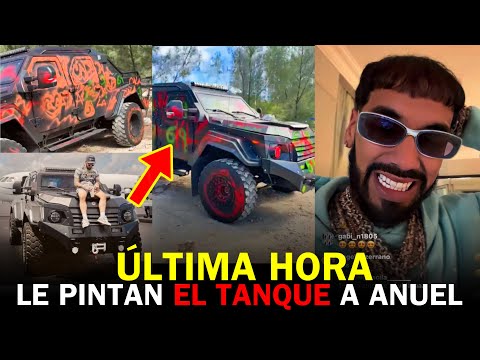 🚨!UN LIO FEO! LE VAND4LIZAN EL TANQUE DE  ANUEL Y LO PINTAN