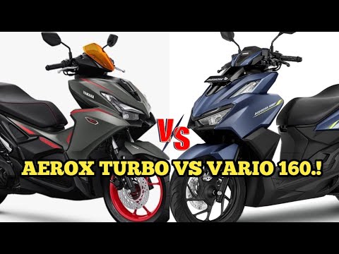 NEW YAMAHA AEROX ALPHA TURBO VS NEW HONDA VARIO 160 2025⁉️