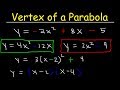 Finding the Vertex of a Parabola: Techniques and Examples