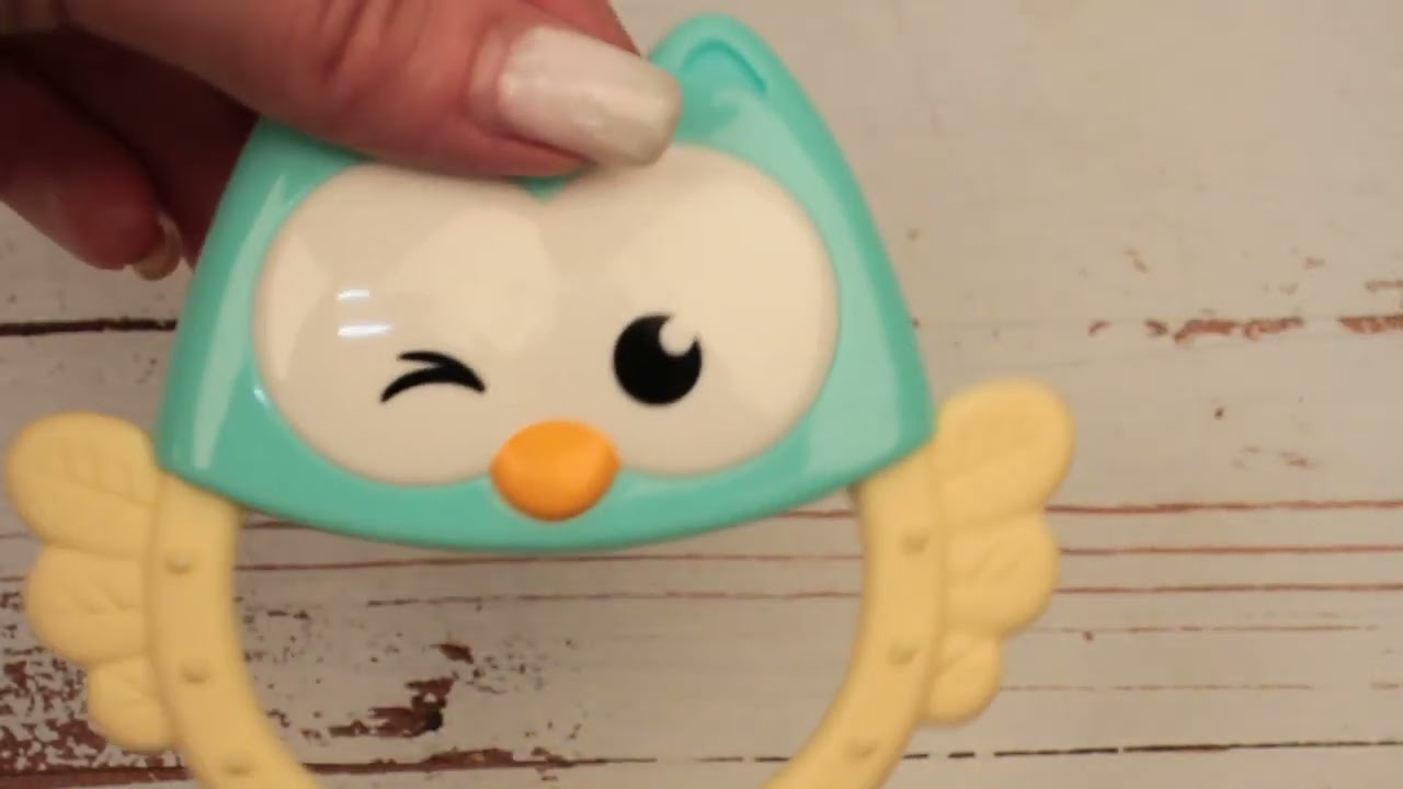 Погремушка-прорезыватель сова - видео Погремушка-прорезыватель сова - видео