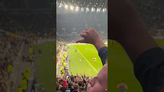 #cpfc fans mocking #spurs fans at full time🤣🤣👏🏾 #crystalpalace #football #epl #awaydays #fans