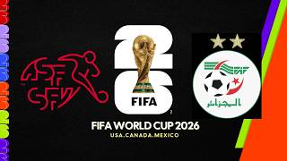 Schweiz gegen Algerien | FIFA-Weltmeisterschaft 2026 - Runde der letzten 32