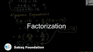 Introduction to Factorization