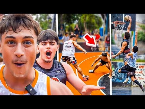 I TEAMED UP WITH MAZZOLA IN ONE OF THE TOUGHEST BASKETBALL HOODS IN BRAZIL!!! (5V5)