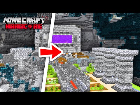 J'ai restauré une ANCIENNE CITÉ sur Minecraft Hardcore