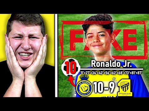 Ronaldo Jr. dal 10 gólů v zápase! Akorát že vůbec...