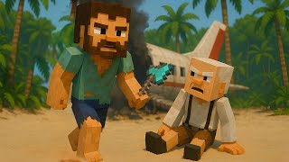 Minecraft - ISSIZ ADADA DEDE İLE 100 GÜN HAYATTA KALMAK