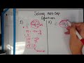 Solving Multistep Equations Challenge