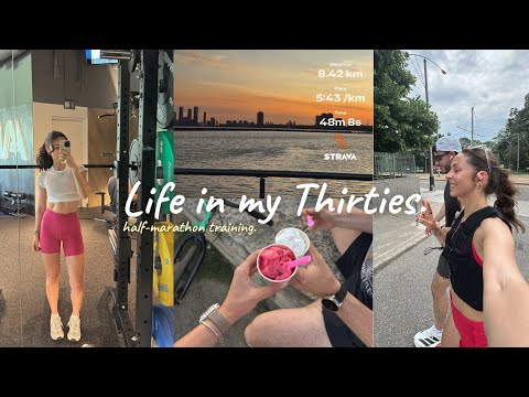 Life in my Thirties: Half-Marathon Training, strength training, film photos and date nights | VLOG
