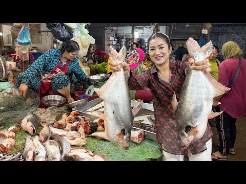 Market show: Buy fishes cook for cook delicious dishes / Cooking with Mommy Sreypov
