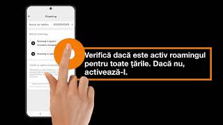 Cum îți activezi o opțiune cu roaming non SEE?
