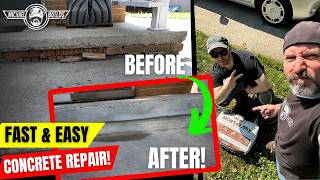 FAST and EASY concrete porch REPAIR!