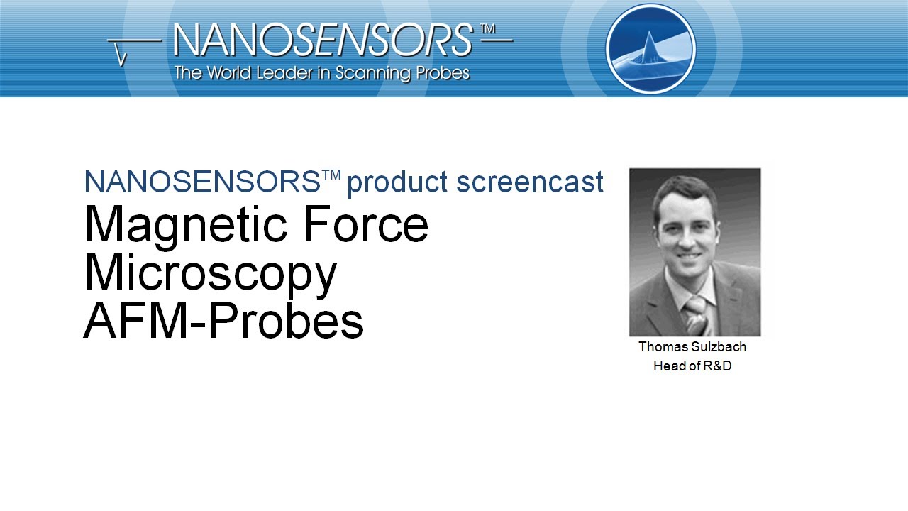 NANOSENSORS&trade; Magnetic Force Microscopy MFM Silicon Probes thumb