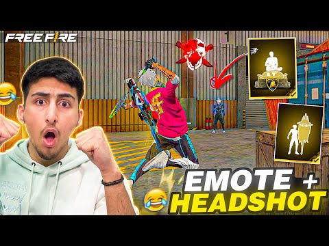 Emote + Headshot Challenge In Lone Wolf🤣😍[A_s Gaming] - Free Fire India