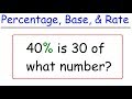 Understanding Percentages and Bases