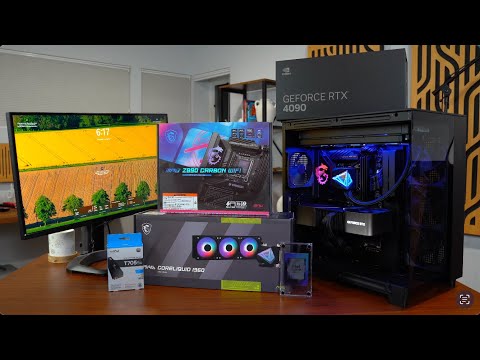 My NEW 2025 Gaming PC Build - NVIDIA RTX 4090 and Intel Core Ultra 9!