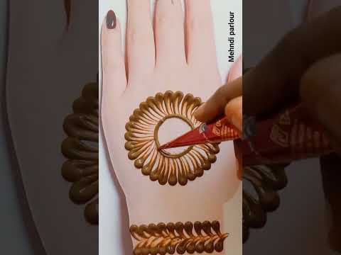 Beautiful simple dot mehndi design | #shorts #youtubeshorts #viral #trending #simplemehndi
