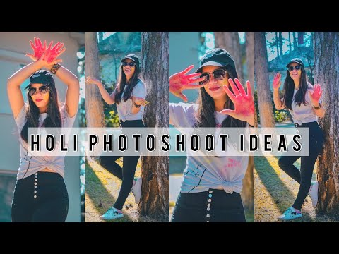 10 Best Holi Pose  for girls || Holi photoshoot || Holi Pose in jeans  #holi #holispecial