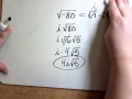 Simplifying Radicals and Complex Numbers
