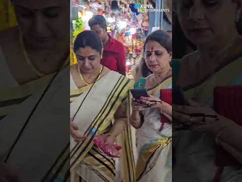 ബിജു മേനോനും സംയുക്ത വർമ്മയ്യും ഗുരുവായൂരിൽ..!! ♥️😍Biju Menon and Samyuktha Varma
