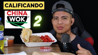 CALIFICANDO COMIDA DE CHINA WOK  PARTE 2- ASMR