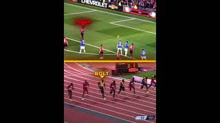 Pogba Penalty VS Bolt 100-Meters