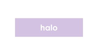 halo by John Miller Jr (eights exercise)