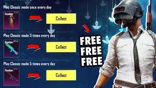 OMG FREE 😱 BGMI FREE GLACIER UPGRADEABLE GUN SKIN | BGMI FREE OUTFIT | BGMI NEW EVENT | BGMI UPDATE