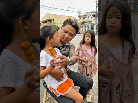 Homeless run to father for food #respect #sad #subscribe