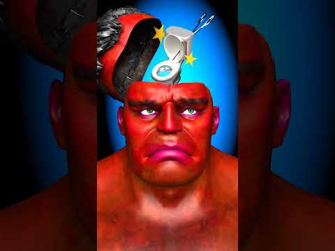 Hulk Fixed from sad to happy #funny #shorts #hulk #satisfying #hulkvsspiderman