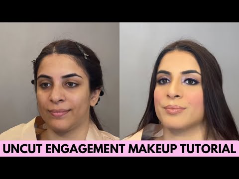 UNCUT ENGAGEMENT Makeup Tutorial | Detailed video on how to do party / engagement / roka makeup |