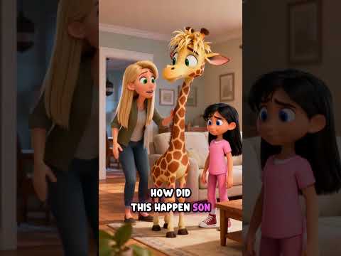He turned into a Giraffe 😱