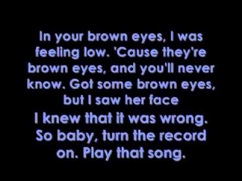Lady Gaga - Brown Eyes - Lyrics on screen