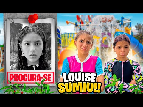 FOMOS NO PARQUE AQUÁTICO E LOUISE SUMIU NA PISCINA DE ONDA (JÉSSICA SOUSA E FAMILIA)