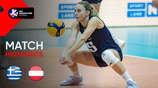 Match Highlights I GRE vs AUS I CEV EuroVolley 2026 Women Qualifiers