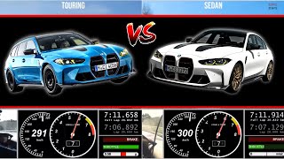BMW M3 CS Touring vs Sedan – Nürburgring Lap Times