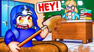 ROBLOX DIG TO ESCAPE DETENTION!
