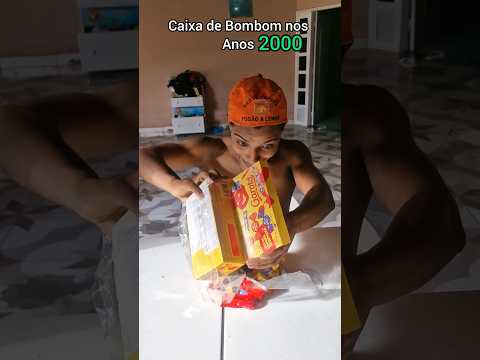 CAIXA DE BOMBOM ANTIGAMENTE Vs HOJE EM DIA...#shorts