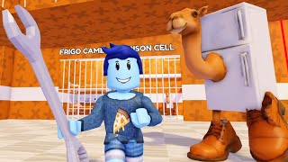 Ucieczka z Więzienia Przed WIELBŁĄDEM w ROBLOX! BlueJane Gra w FRIGO CAMELO'S PRISON RUN Obby!