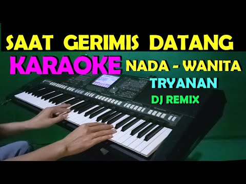 GAUN MERAH – SONIA | KARAOKE NADA CEWEK / WANITA || HD