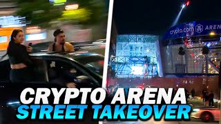 Crypto Arena Street Takeover | LOS ANGELES, CA
