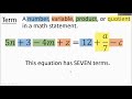 Understanding Mathematical Expressions and Inequalities