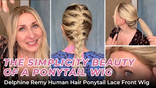 The Simplicity of Style: Discover the Magic of Ponytail Wigs! | UniWigs Delphine
