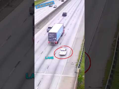 Get out of the way #trucking #truckdriver #crash