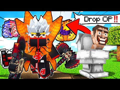 Minecraft Tapi Skibidi Toilet Bisa Drop OP KEKUATAN NARUTO !! Baryon Gear 5 Lets Go!!